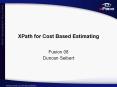 XPath for Cost Based Estimating PowerPoint PPT Presentation