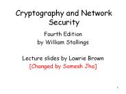 Cryptography and Network Security