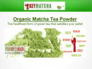 Organic matcha tea powder