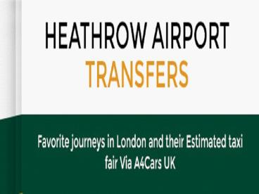HEATHROW AIRPORT TRANSFERS INFOGRAPHIC PART – 3