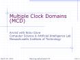 Multiple Clock Domains (MCD) PowerPoint PPT Presentation
