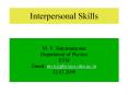 Interpersonal Skills PowerPoint PPT Presentation