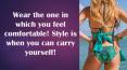 Wear the one in which you feel comfortable! PowerPoint PPT Presentation