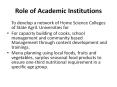 Role of Academic Institutions PowerPoint PPT Presentation