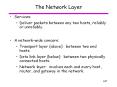 The Network Layer PowerPoint PPT Presentation
