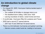 An introduction to global climate change