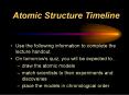 Atomic Structure Timeline PowerPoint PPT Presentation