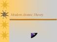 Modern Atomic Theory PowerPoint PPT Presentation