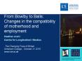 From Bowlby to Balls: Changes in the compatibility of motherhood and employment PowerPoint PPT Presentation