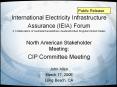 International Electricity Infrastructure Assurance (IEIA) Forum A Collaboration of Australia/Canada/New Zealand/United Kingdom/United States PowerPoint PPT Presentation