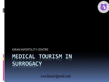 Medical tourism in surrogacy