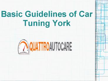 Search Performance Tuning York