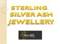 Sterling Silver Ash Jewellery PowerPoint PPT Presentation