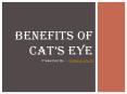 Benefits Of Cat's Eye Gemstone PowerPoint PPT Presentation