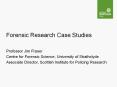 Forensic Research Case Studies PowerPoint PPT Presentation
