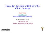 Heavy Ion Collisions at LHC with the ATLAS Detector
