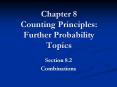 Chapter 8 Counting Principles: Further Probability Topics PowerPoint PPT Presentation