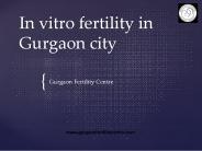 In vitro fertility in gurgaon City