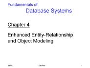 Fundamentals of        Database Systems