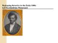 Reshaping America in the Early 1800s PowerPoint PPT Presentation