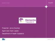 Presenter: Jenny Doultree