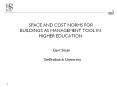 SPACE%20AND%20COST%20NORMS%20FOR%20BUILDINGS%20AS%20MANAGEMENT%20TOOL%20IN%20HIGHER%20EDUCATION%20%20%20Gert%20Steyn%20%20%20Stellenbosch%20University PowerPoint PPT Presentation