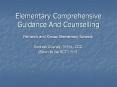 Elementary Comprehensive Guidance And Counselling PowerPoint PPT Presentation
