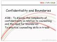 Confidentiality%20and%20Boundaries PowerPoint PPT Presentation