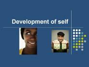 Development of self