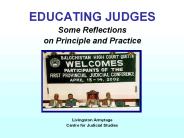 EDUCATING JUDGES