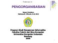 PENGORGANISASIAN PowerPoint PPT Presentation