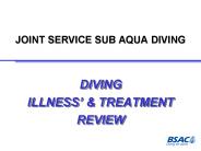 JOINT SERVICE SUB AQUA DIVING