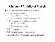 Chapter 5 Multilevel Models