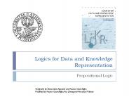 Logics for Data and Knowledge Representation
