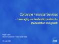 Corporate Financial Services PowerPoint PPT Presentation
