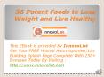 36 Potent Foods to Lose Weight and Live Healthy PowerPoint PPT Presentation