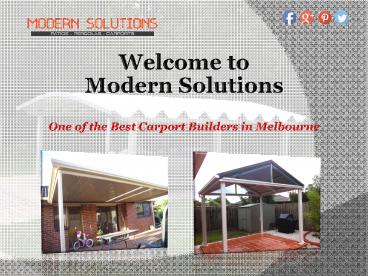 One of the Best Carport Builders in Melbourne