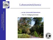 Lebensmittelchemie