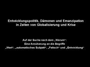 Entwicklungspolitik, D