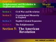 Section 1:Civil War and Revolution PowerPoint PPT Presentation