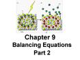 Balancing Equations PowerPoint PPT Presentation