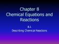 Chapter 8 Chemical Equations and Reactions PowerPoint PPT Presentation