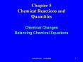 Chapter 5 Chemical Reactions and Quantities PowerPoint PPT Presentation