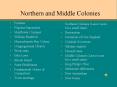 Northern and Middle Colonies PowerPoint PPT Presentation