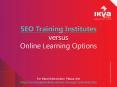 SEO Training Institutes versus Online Learning Options PowerPoint PPT Presentation