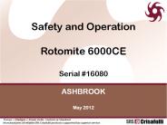 Safety and Operation