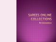Sarees Online Collections