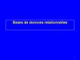 Bases de donn PowerPoint PPT Presentation