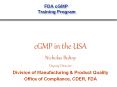FDA cGMP Training Program PowerPoint PPT Presentation