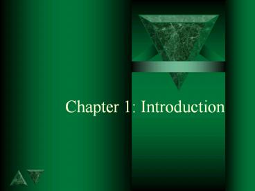 Chapter 1: Introduction